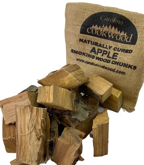 Apple Wood Chunks For Smoking Bbq Cooking Naturally Aged By Etsy