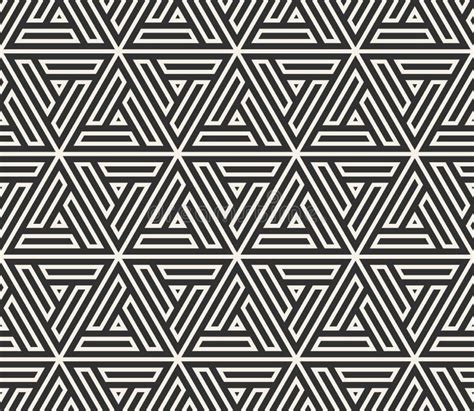 Vector Seamless Lines Pattern Modern Stylish Triangle Shapes Texture