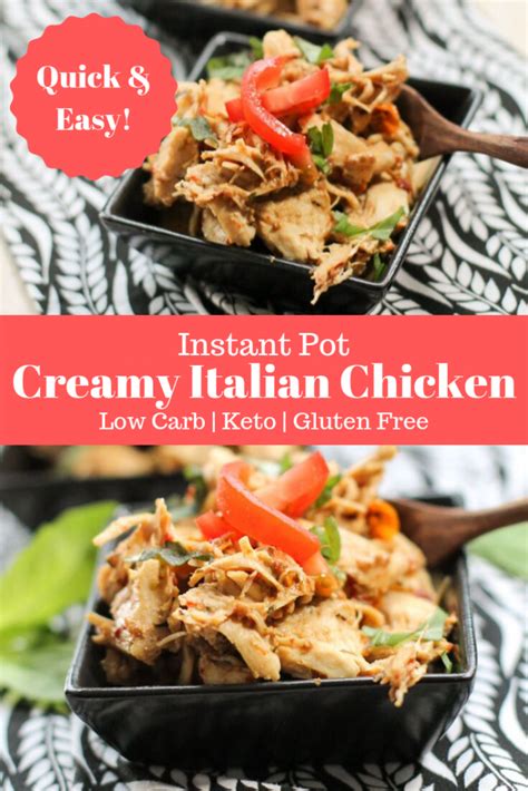 Alsoi am new to the instant pot life, but a long time skinnytaster!! Instant Pot Creamy Italian Chicken - Tessa the Domestic Diva