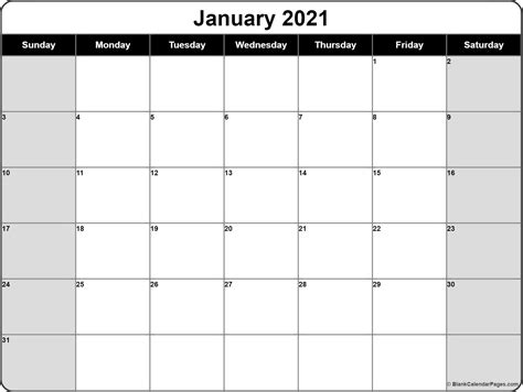 This post may contain affiliate links, which means i may receive a commission if you click a in a need of a pretty (and free!) printable january 2021 calendar? January 2021 calendar | free printable monthly calendars