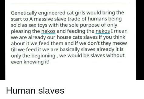Genetically Engineered Cat Girls Would Bring The Start To A Massive