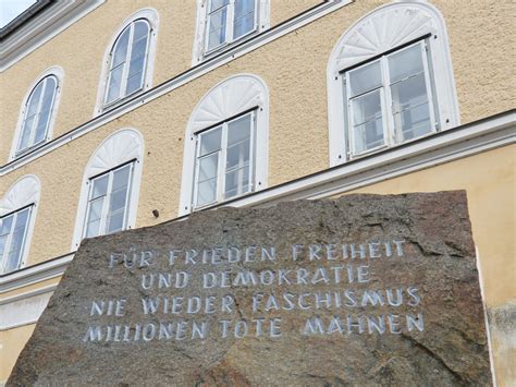 Hitler Birthplace Memorial Stone