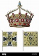 Escudo de armas, símbolo del Imperio Alemán, gran escudo imperial del ...
