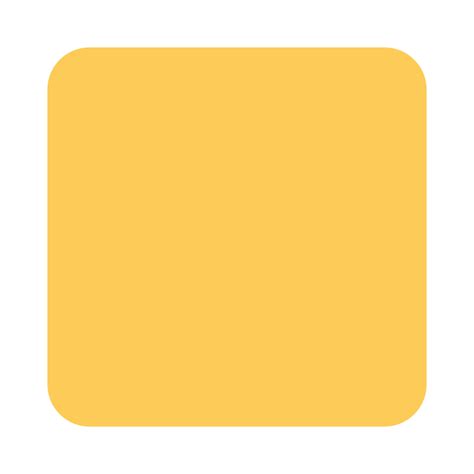 Yellow Square Emoji - What Emoji 類