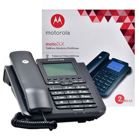 Telefono Alambrico Motorola Moto2lx Negro Office Depot Mexico
