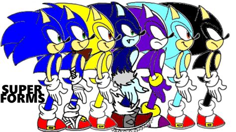 All Sonic Forms Wallpaper