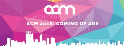 Acm National Conference 2018 Rhodanthe Lipsett