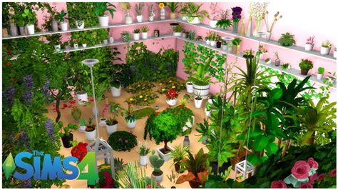 200 Plants Decor Cc Folder Part 1 Sims 4 Youtube