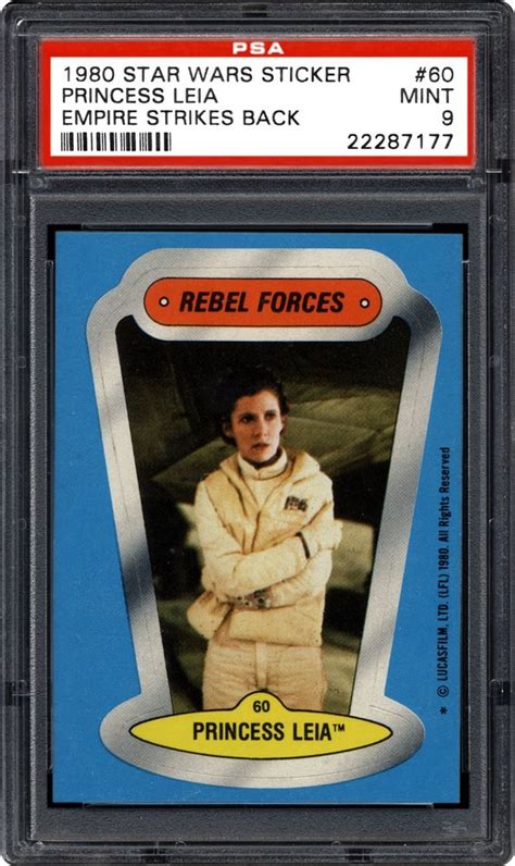 Non Sports Cards 1980 Topps Empire Strikes Back Stickers Images