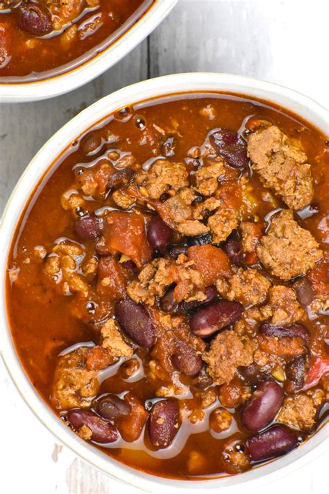 Ground Turkey Chili Slow Cooker Or Stove Top GypsyPlate