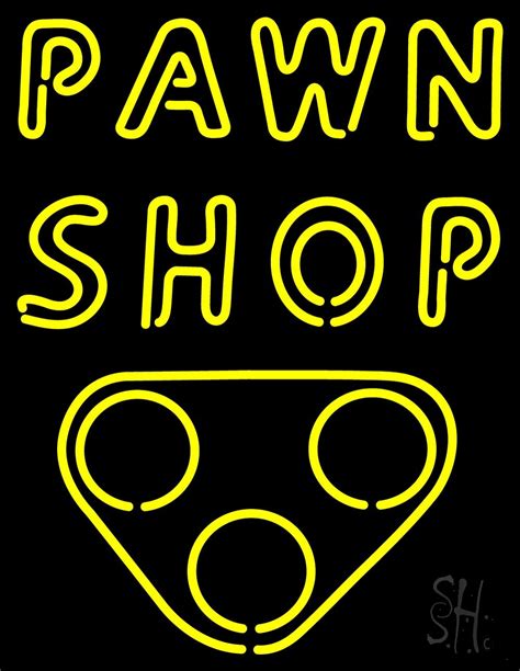 Double Stroke Pawn Shop Led Neon Sign Pawn Shop Neon Signs Everything Neon