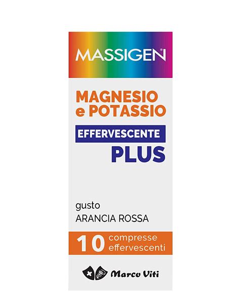 Magnesio E Potassio Plus Di Massigen 10 Compresse Effervescenti