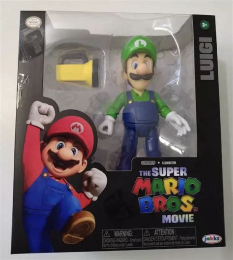 The Super Mario Bros Movie Luigi Action Figure Jakks Pacific Picclick