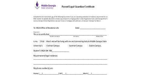 Free 7 Sample Legal Guardian Forms In Ms Word Pdf Excel