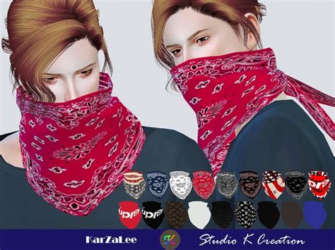 Face Cover Bandana At Studio K Creation Sims 4 Updates