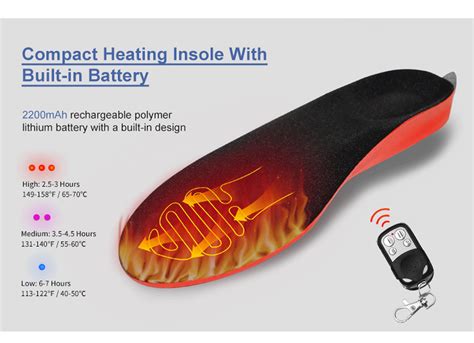 Oem Wireless Heated Insoles Manufacturer Heat Reflective Insoles