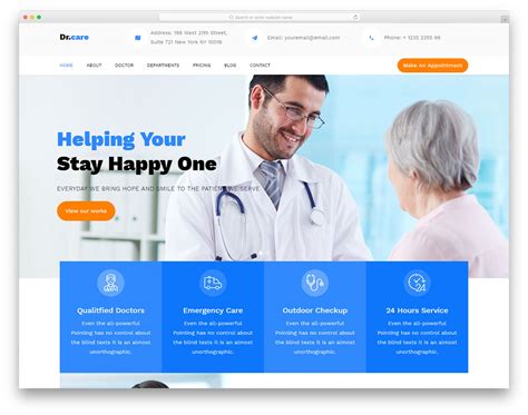 Best Free Medical Website Templates For Clean Pages Avasta