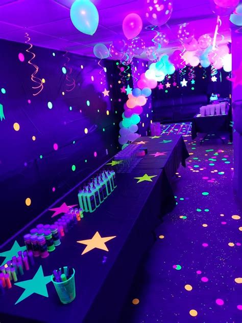 Neonglow In The Dark Party 2019 Birthday Ideas