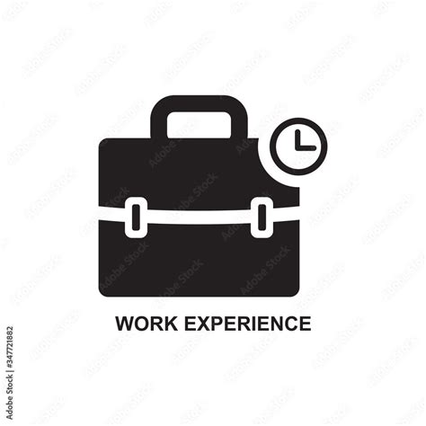 Work Experience Icon Job Development Icon Stock Vector Adobe Stock