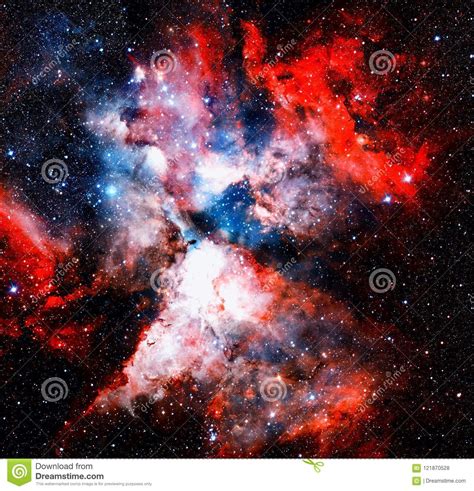 Purple Nebula In Outer Space Elements Of This Image Furnished By Nasa