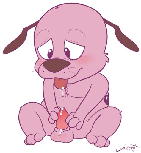 Rule 34 Balls Canine Courage Courage The Cowardly Dog Fur Lunicent
