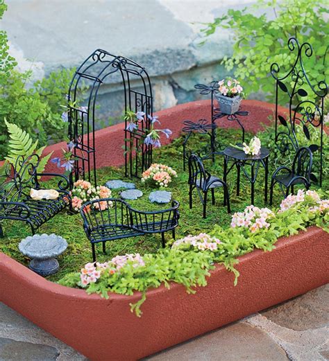 Double Walled Self Watering Herb Garden Planter Stone Plowhearth