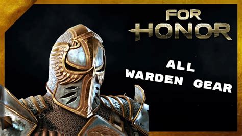 All Warden Gear Remastered For Honor Youtube
