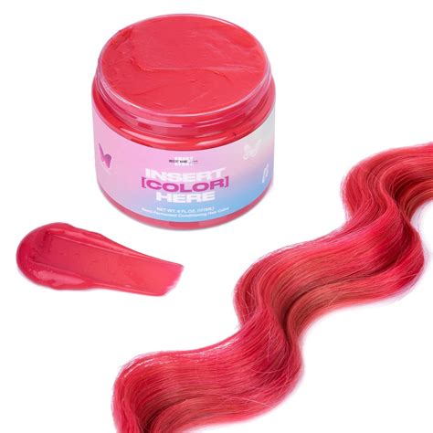Inh Semi Permanent Hair Color Quartz Pink Color