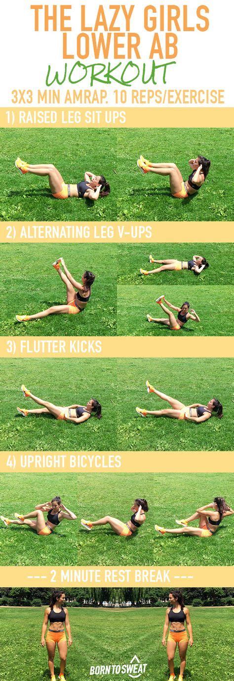 The Lazy Girls Lower Ab Workout Perfect For The Days When You Want To