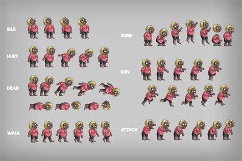 Character Sprite Sheet Generator Character Spritesheet 2 Hd Ganrisna