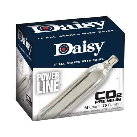 Daisy Powerline Premium 12 Gram CO2 Cylinders 15 Count The Gun Dealer