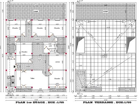 Terrace Slope Direction Plan Autocad File Terrace Floor Autocad