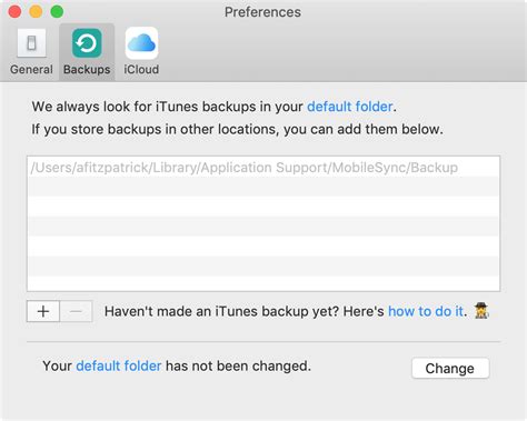 How To Change The Itunes Backup Location