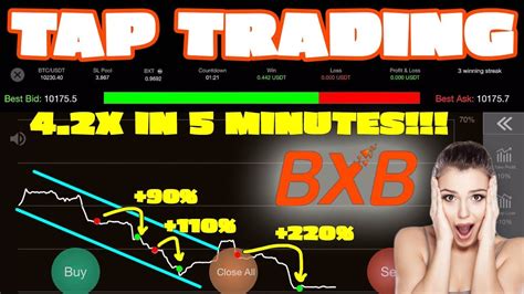 Crypto traders trading opportunities incessantly. TAP TRADING TUTORIAL - Tap Trading Crypto on BXB Exchange ...