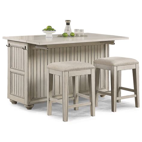 Flexsteel Wynwood Collection Harmony 3 Piece Cottage Dining Set With