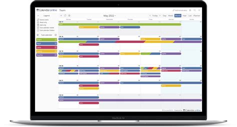 Online Calendar For Teams And Groups Calendaronline