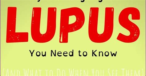 10 Early Signs Of Lupus HEALTH LIFESTYLE
