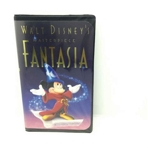 Walt Disneys Masterpiece Fantasia Vhs 1991 For Sale Online Ebay