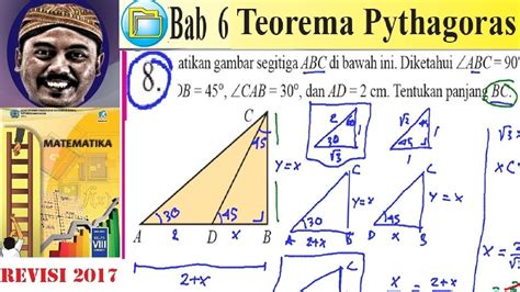 Teorema Pythagoras Matematika Kelas 8 Bse K13 Rev 2017 Lat64 No 8