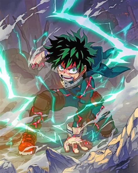 Mad Deku My Hero Academia Paint By Number Numpaint Paint By Numbers