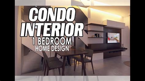 Condo Interior 1 Bedroom Home Design Sketchup Enscape Youtube