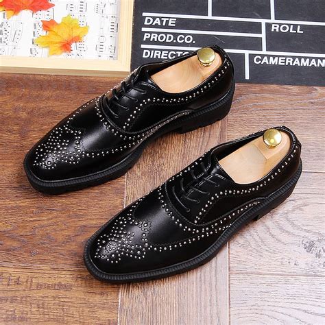 Shop sneakers, boots, slip ons, walking shoes & more. 2019 New Men Luxury Brand Italian Casual Shoes Rivet ...