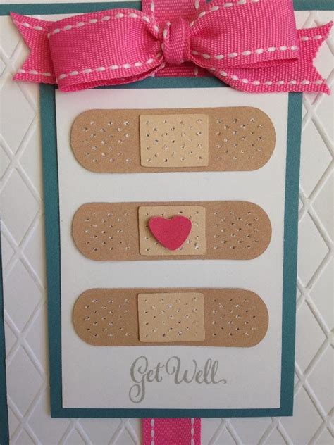 Get Well Band Aid Card Get Well Cards Get Well Ts Cardmaking And