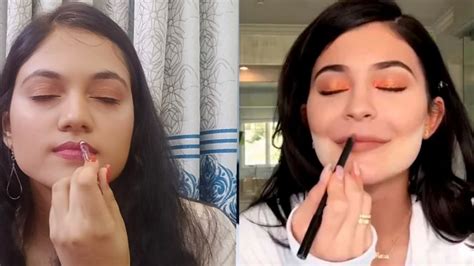 I Tried Following Kylie Jenners Makeup Routine