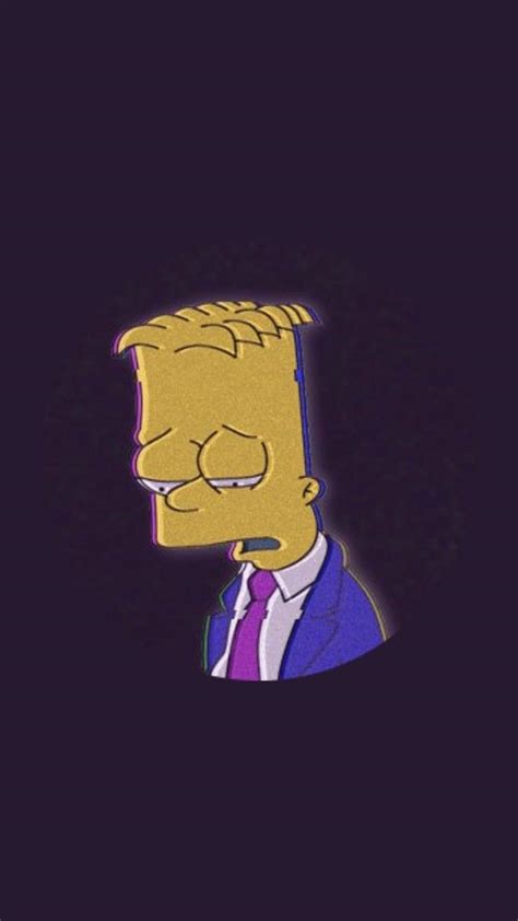 Aesthetic Sad Bart Simpson Wallpaper Vote Wallpaper