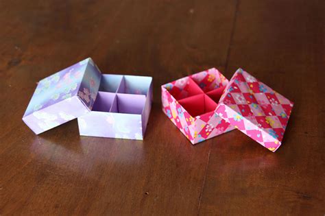 Boite En Origamie Boite En Origami Jeannesun