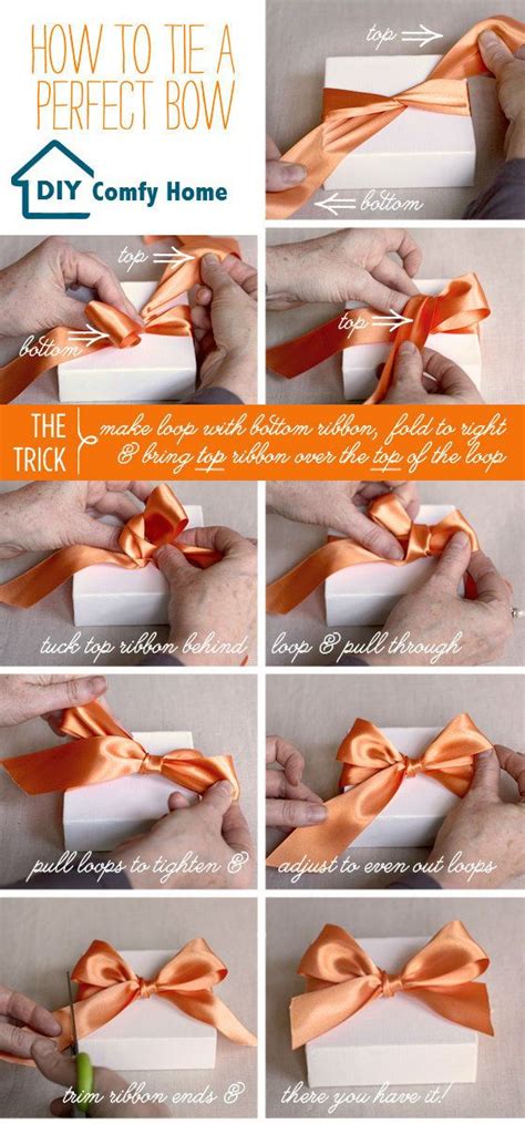 How To Tie A Perfect Bow How To Tie A Perfect Bow Perfect Bow Crafts