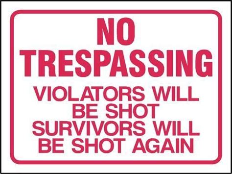 Funny No Trespassing Signs 11 Free Hd Wallpaper