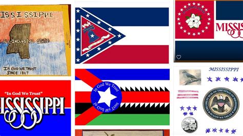 Samples Of New Mississippi Flag Designs