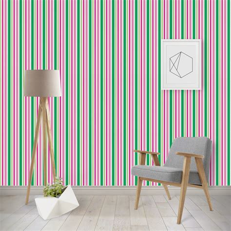 Custom Grosgrain Stripe Wallpaper And Surface Covering Youcustomizeit